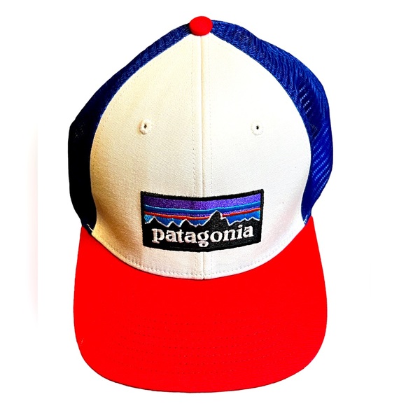 Patagonia Other - Patagonia Multi Color Hat Red White Blue Mesh
